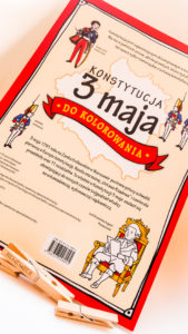 #BiblioteczkaOrzeszka. Konstytucja 3 MAJA do kolorowania!