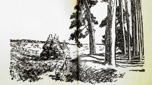 Ilustracja z książki: "Wielka Książka Kubusia Puchatka", A.A. Milne, David Benedictus